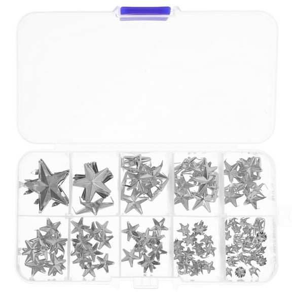 150pcs Silver Metal Studs for Decor Perfect for DIY Crafts Punk Style Apparel and Accessories