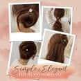 thumbnail image 3 of 10 Pcs Épingles à Cheveux en Spirale Simples Perles Épingle à Vis Rotative en Spirale Pince à Cheveux Barrette Torsadée Épingles à Cheveux Outils de Coiffage pour Chignon pour Femmes Filles, 3 of 10
