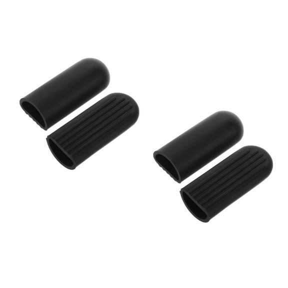 Raindrops 4 Pcs  Silicone Bike Kickstand Pad Kick Stand Rubber Foot Kickstand Protective Sleeve For Scooter Black