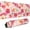 Aquarelle Florale, variante sur Tapis de Souris Gaming Fraise Rose Mignonne TTG 31.5x15.7 Po Base en Caoutchouc Antidérapante Bords Lisses et Cousus Grand Tapis de Clavier d'Ordinateur Idéal pour Filles
