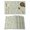 Sage Green, variant on Gray Lines Placemats Set of 8, Vintage Wave Stripes Texture Simple Placemats for Dining Table, Place Mats for Kitchen Tabletop, Waterproof Wipeable Dining Table Mats Set