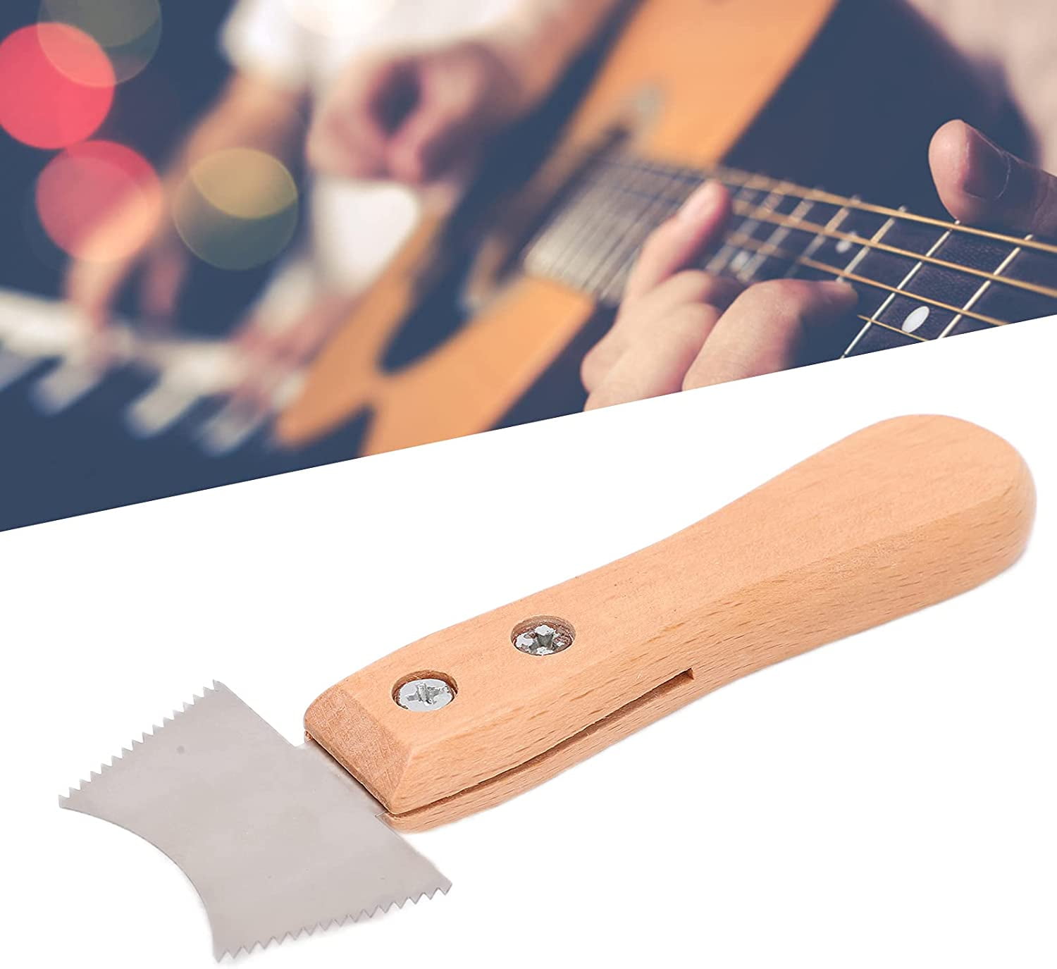 ABCISI Wooden Guitars Frets Knife, Lightweight Convenient Guitar Slot Saw Blade for Music Instrument for Cleaning, Luthier Tools (M02835)