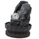 thumbnail image 5 of Adornos de Fuente de agua de resina Ticfox estatua de Buda durmiente decoración del hogar enchufe estadounidense 110V, 5 of 14