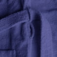 thumbnail image 4 of Women's Turkish Cotton Terry Ultra-Soft and Absorbent Long Bathrobe, Navy Blue, 4 of 6