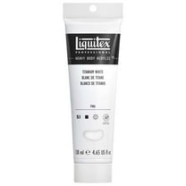 Liquitex Heavy Body Acrylic Paint, Titanium White, 4.65 Ounce Tube