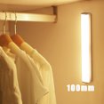 thumbnail image 1 of Magnetic Mount Night Light Human Body Induction LED Lights Rechargeable Eye Protection Stepless Dimming White/Warm Color New, 1 of 1