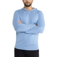thumbnail image 4 of X RAY JEANS Mens Basic Hooded Sweater, Blue, XL, 4 of 10