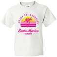 thumbnail image 3 of Inktastic Summer Enjoy the Sunshine Santa Monica California in Pink Youth T-Shirt, 3 of 5