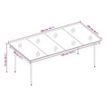 thumbnail image 3 of vidaXL 9 Piece Garden Dining Set with Cushions Grey and Black, 3 of 3
