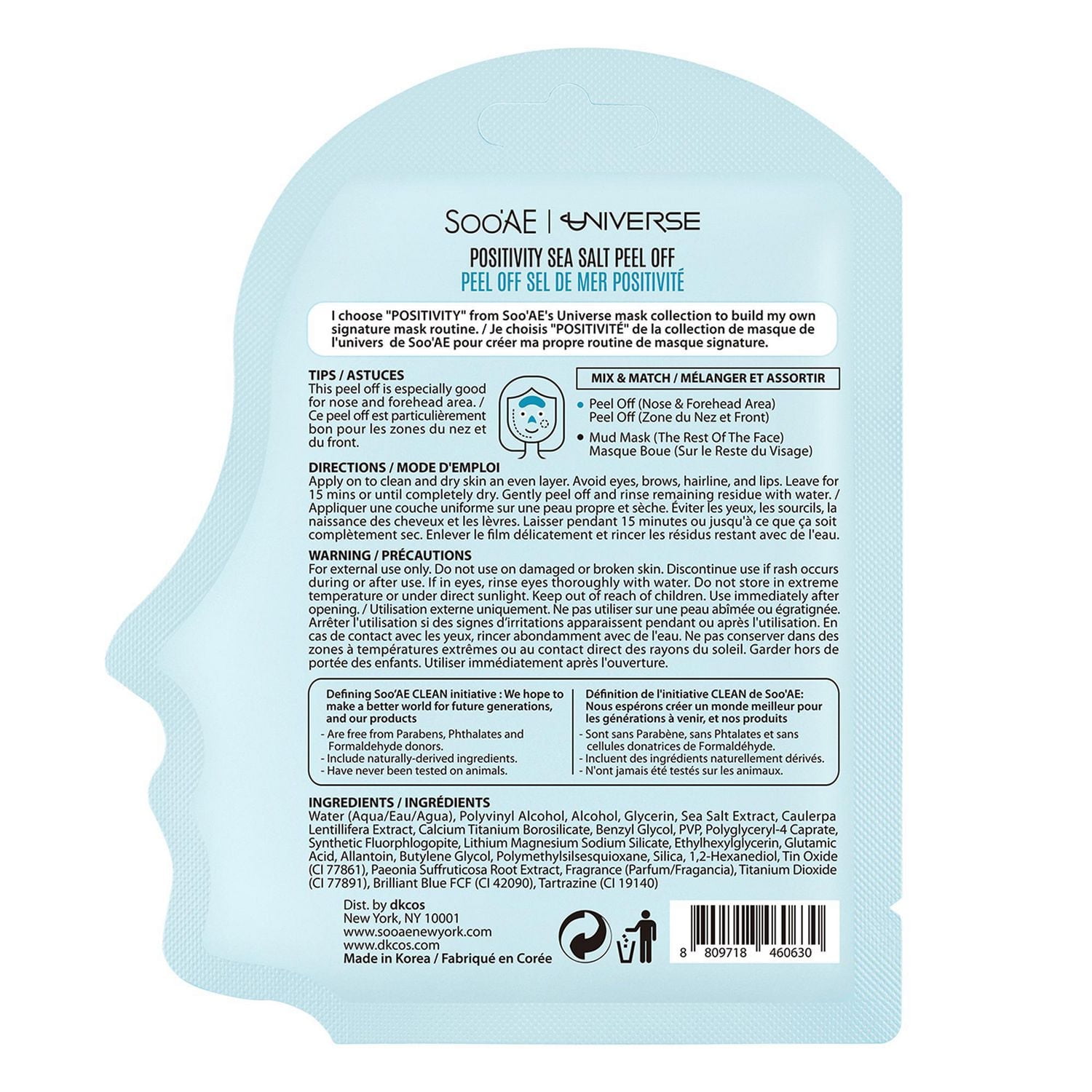 Soo'AE Universe Positivity Sea Salt Peel Off