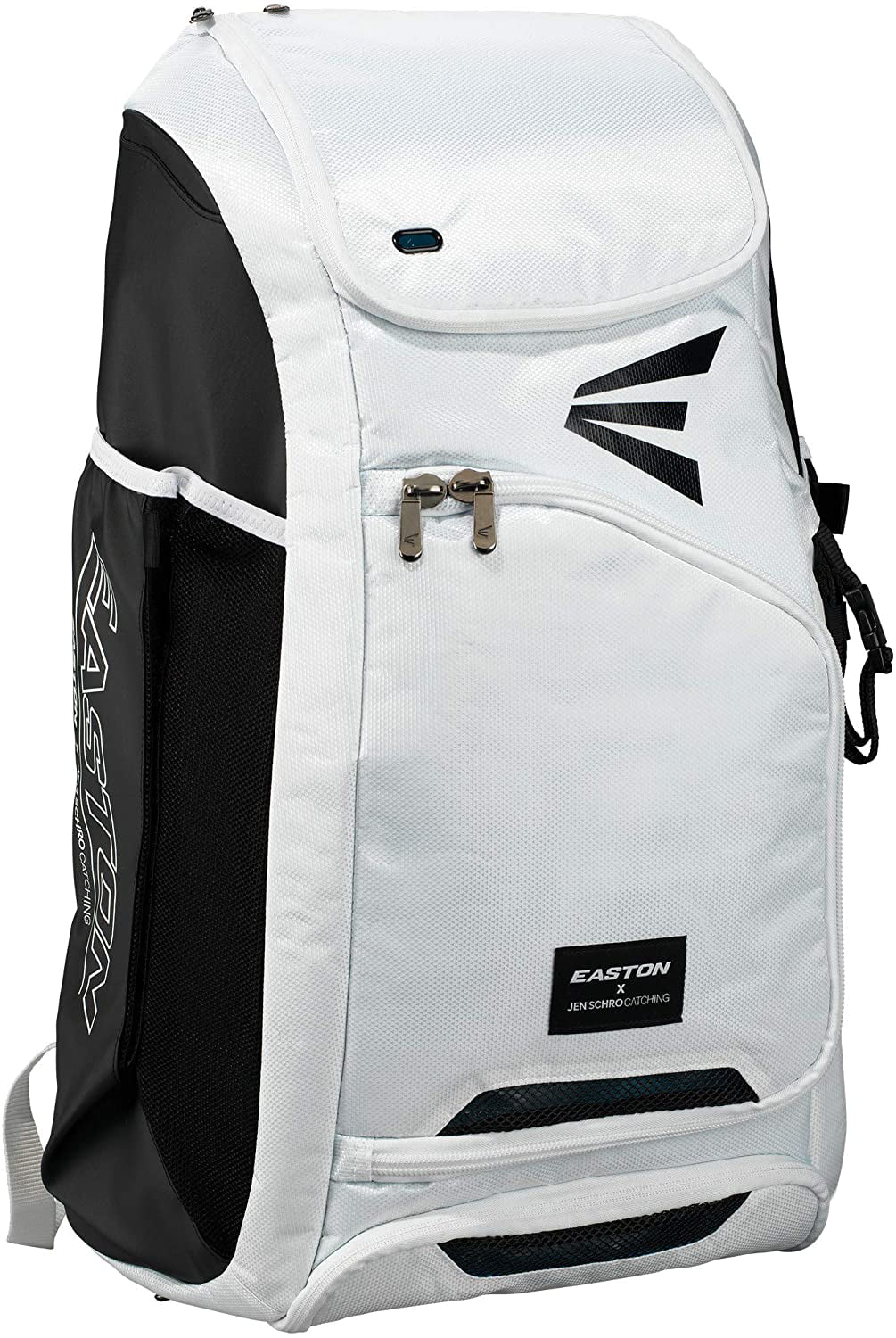 EASTON JEN SCHRO Edition Softball Catchers Bat and Equipment Backpack | |  White | Female Inspiration Lining | Vented Main Gear Compartment | Bats 