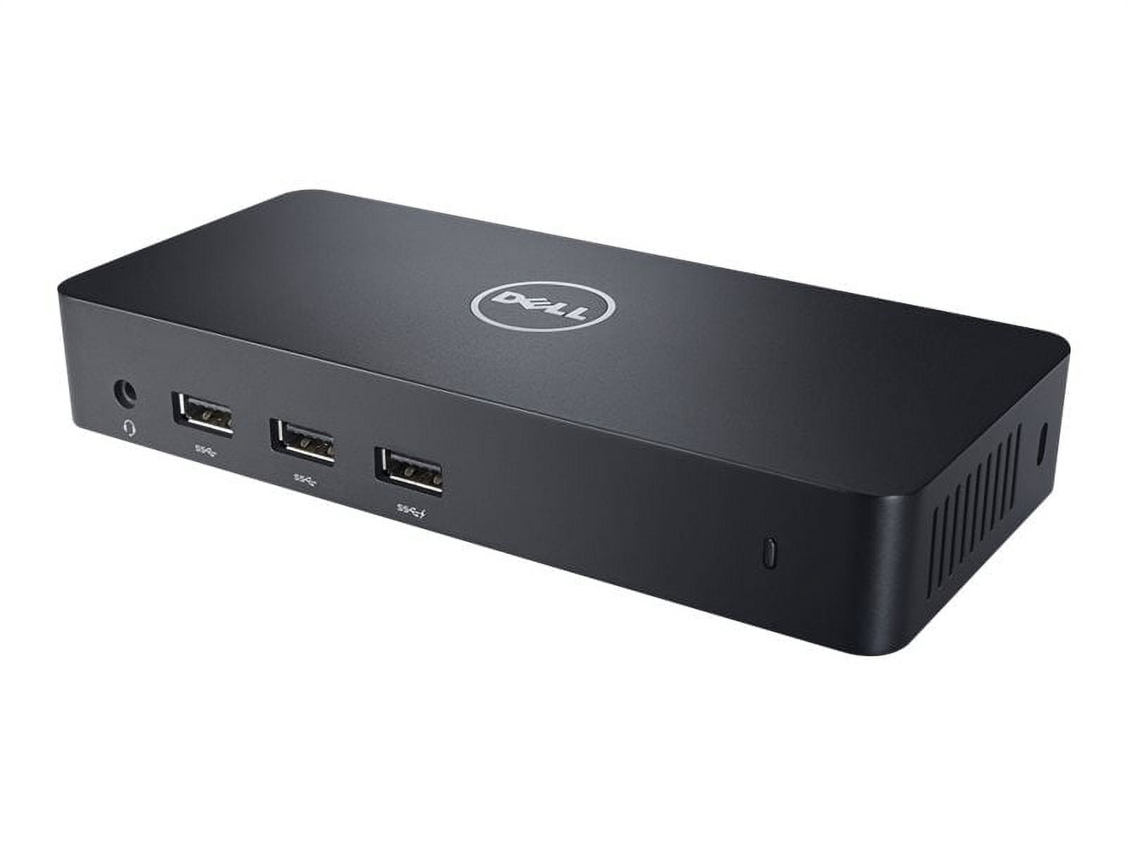 Dell D3100 USB 3.0 Docking Station - Triple 4K Display - 65W Power Adapter  - Black