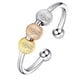 thumbnail image 5 of 4pcs Spinner Fidget Beads Rings Women Girls Anxiety Rings Relieving Stress Stainless Steel Rings Rotatable Freely Ring, 5 of 5