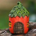thumbnail image 4 of Fairy Garden Mushroom Figurines Mini House Flowerpot for Outdoor Indoor Patio Yard Lawn Porch Ornament Craft Gifts B, 4 of 5