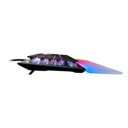 ROCCAT - Vulcan II Max Full-size Wired Keyboard with Optical Titan Switch, RGB Lighting, Aluminum Top Plate and Palm Rest - Black