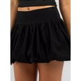 thumbnail image 6 of Women's Summer Mini Skirt Solid Color Low Waist  A-Line Skirt Puffy Short Skirt Casual Clothesfor Party, 6 of 7