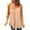 Beige, variant on LYXSSBYX Plus Size Tank Tops for Women Women Fashion Sexy Sleeveless Solid Color Vest Tops Tank Vest Ruffled Hem Blouse