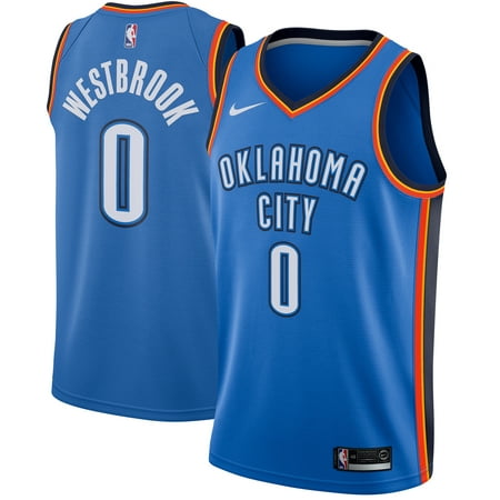 Russell Westbrook Oklahoma City Thunder Nike Swingman Jersey Blue - Icon (Best Nike Nba Jerseys)