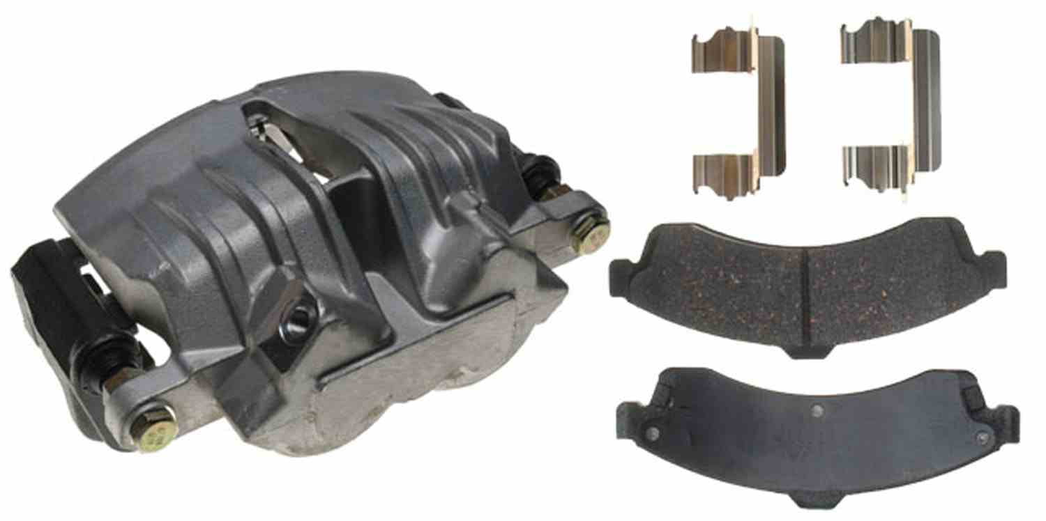 ACDelco 18R1519 Reman Non-Coated Loaded Disc Brake Caliper w/Ceramic Pads