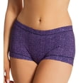 thumbnail image 1 of Women's Maidenform DM0002 Dream Tailored Cotton Boyshort Panty (Navy Lilac Animal 5), 1 of 1
