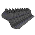 thumbnail image 3 of IYTR 10 Pack Men's Low Cut Socks Breathable Performance Athletic Ankle Socks Moisture Wicking Comfortable Sports Socks for Running Walking 10 Pack Gray S, 3 of 3