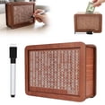 thumbnail image 1 of Caja de ahorros de madera con caja fuerte Yilia con contador de 10.000, 1 of 7