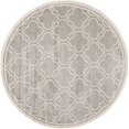 thumbnail image 1 of Safavieh Amherst Light Grey Indoor Outdoor Rug - Round 7', 1 of 1