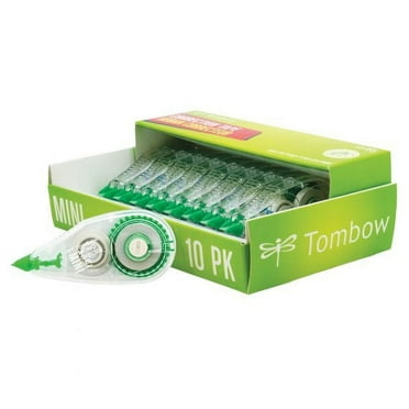 Tombow MONO Mini Correction Tape, 1/6" x 315", Non-Refillable, 10-Count