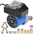 thumbnail image 1 of Carivia Hot Water Recirculating Pump, Water Circulation Pump with Timer, Circulator Pump with 3/4" to 1/2'' NPT Connectors&iuml;&frac14;Installation on Elect, 1 of 7