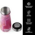 thumbnail image 3 of Botella Térmica de Acero Inoxidable, Modelo Traveler | Mantiene Bebidas Frías y Calientes por Horas | Color Rosa Ágata, Capacidad 470 mililitros, 3 of 5