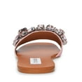 thumbnail image 5 of Steve Madden Brionna Slides Oversize Rhinestone Adorns Slip On Flat Sandals Pink (7, Pink), 5 of 6