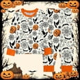 thumbnail image 2 of JAJAHO Halloween Kids Pajamas Boy Girl Long Sleeve Top And Pants Set Pumpkin Ghost Sleepwear 2 Piece Set 2-10Y, 2 of 4