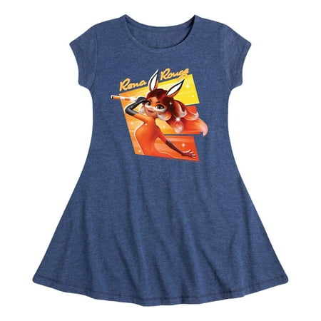 

Miraculous Lady Bug and Cat Noir - Rena Rouge - Toddler And Youth Girls Fit And Flare Dress