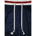thumbnail image 3 of Ma Croix Mens Athletic Three-Tone Basketball Active Mesh Shorts, 3 of 6