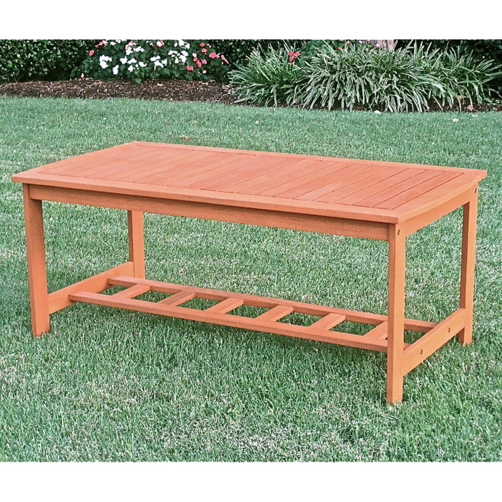 International Caravan Royal Tahiti Gulf Port Rectangular Patio Coffee Table
