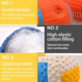thumbnail image 4 of CHOK Squeaky Latex Rubber Dog Toy Balls for Small Medium Dogs Interactive Chew Sound Fetch Play, 4 of 6