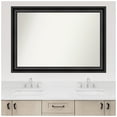 thumbnail image 4 of Amanti Art Custom Framed Wall and Bathroom Mirror (34.75 x 49.75 in.), Grand Black Frame, 4 of 7