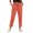 Orange, variant on SwiftWear Women's Cargo Joggers Outdoor & Casual Multi-Pocket Cropped Ankle Pants with Elastic Waist, Comfortable & Stretchy Activewear