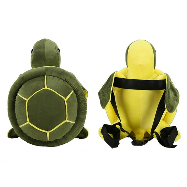 jinwen Équipement de Protection de Ski en Plein Air Forme de Tortue Anti-Chute Peluche Imperméable Mignon 2 Pcs Genouillères
