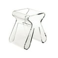 thumbnail image 1 of Magino Stool With Magazine Rack Clear, 1 of 8