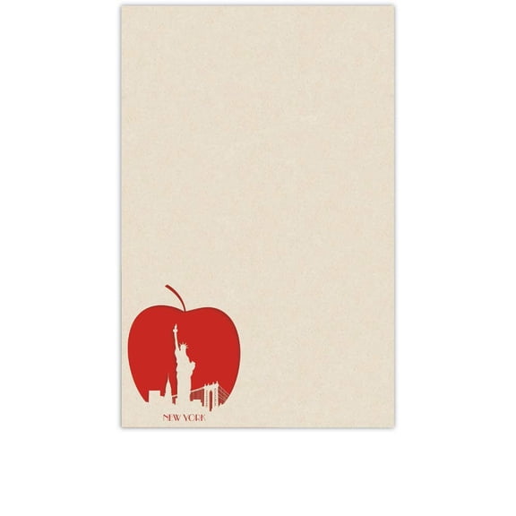 YaYstationery Notepads - Memo Pads - Scratch Pads - Writing Pads - Illustrated Notepads - 5.5 x 8.5 inches - Thick Premium Paper - Printed Notepad - New York