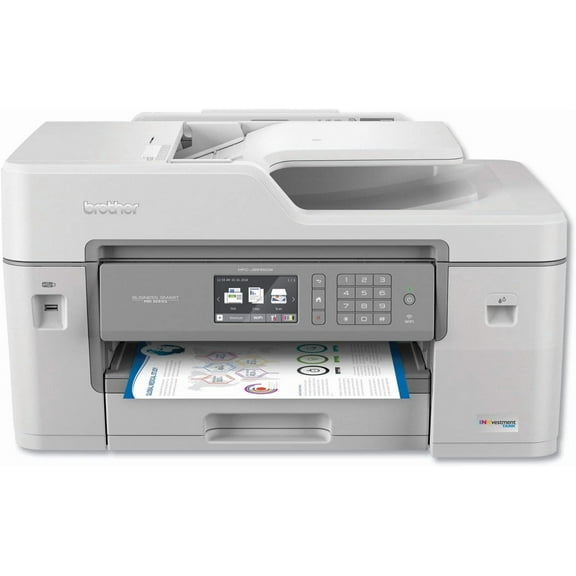 Brother MFC-J6545DW INKvestmentTank Color Inkjet All-in-One Printer – Wireless, Duplex, 11" × 17" Scan Glass, Up to 1-Year Ink-in-Box