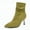 Green, variant on Sexy Slouch Ankle Boots for Women with Fashion Mid Stiletto Heels Pointed Toe Bootie