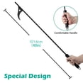 thumbnail image 6 of Rzvnmko Fire Pit Poker 40-inch Extra Long Heavy Duty Wrought Steel Fire Poker Durable Solid Steel Campfire Poker Black Fire Poker Stick for Fireplace Camping Fire Stove, 6 of 9