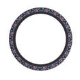 thumbnail image 2 of Elastic Steering Wheel Cover, Happy Kitten Faces Stretch Thickening Car Steering Wheel Cover Women Men, Steering Wheel Protector Universal 15 in, 2 of 7