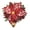 Poinsettia, variant on Park Designs Snowflake Night Light