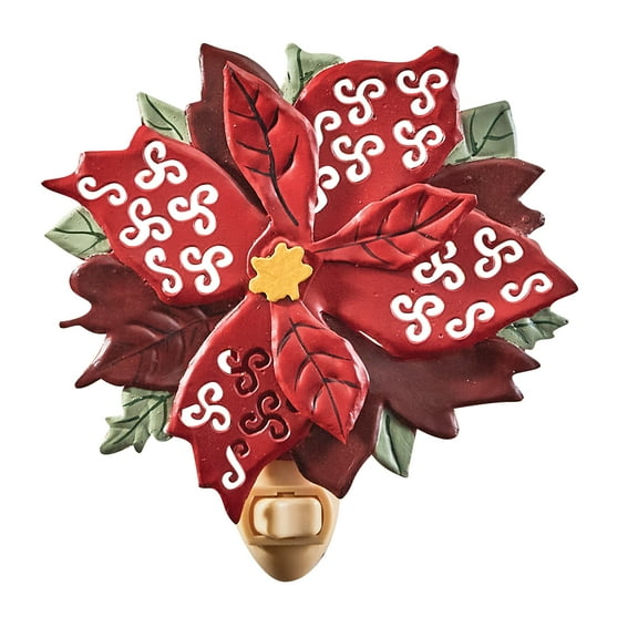 Park Designs Poinsettia Night Light