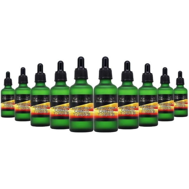 Set de 10 Botellas de Bálsamo Auxiliar en Tratamiento de Calvicie Josue Echavarria Natural