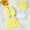 E053-Yellow, variant on hengsof Children's Fashion Cotton Four Piece Set Solid Color Sleeveless Round Neck Button Down Vest Top Halter Top Pleated Skirt Hat Set