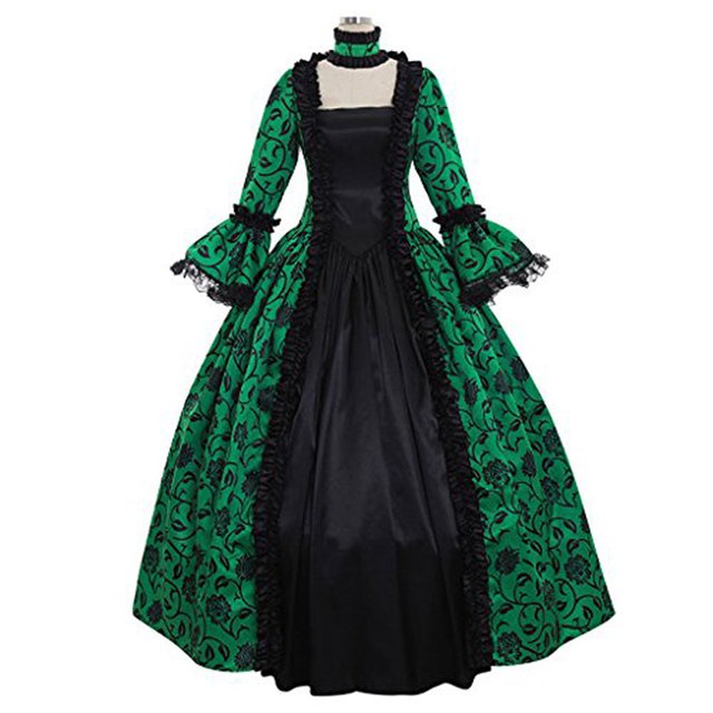 Vestido de palacio victoriano Traje de actuación Vestido de mujer Vestido de actuación